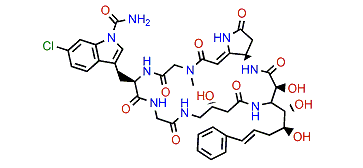 Dehydromicrosclerodermin C